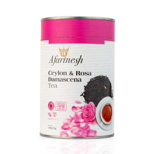 چای سیلان و گل محمدی آفرینش،تکسو